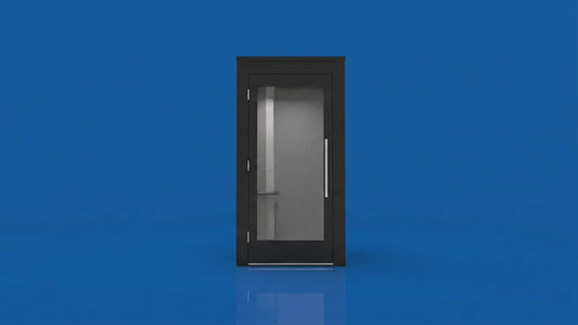 4' × 4' Concentration Suite — Black Composite / Marble Gray PET