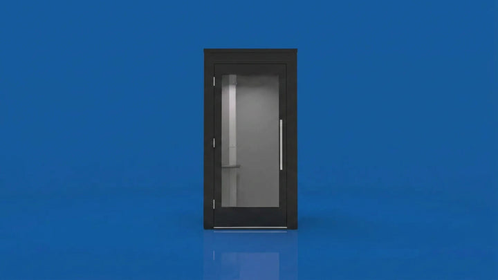 4' × 4' Concentration Suite — Black Composite / Marble Gray PET