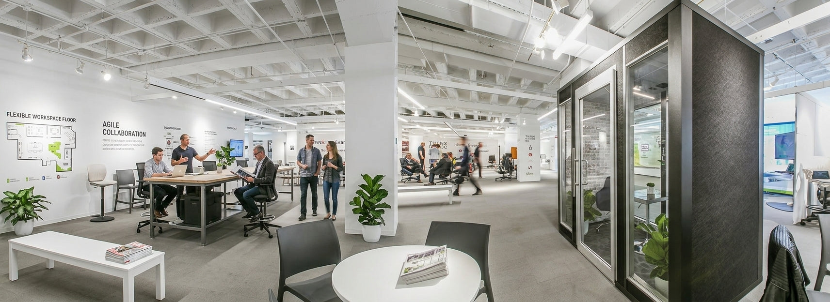Zonez privacy suite in an open-plan office